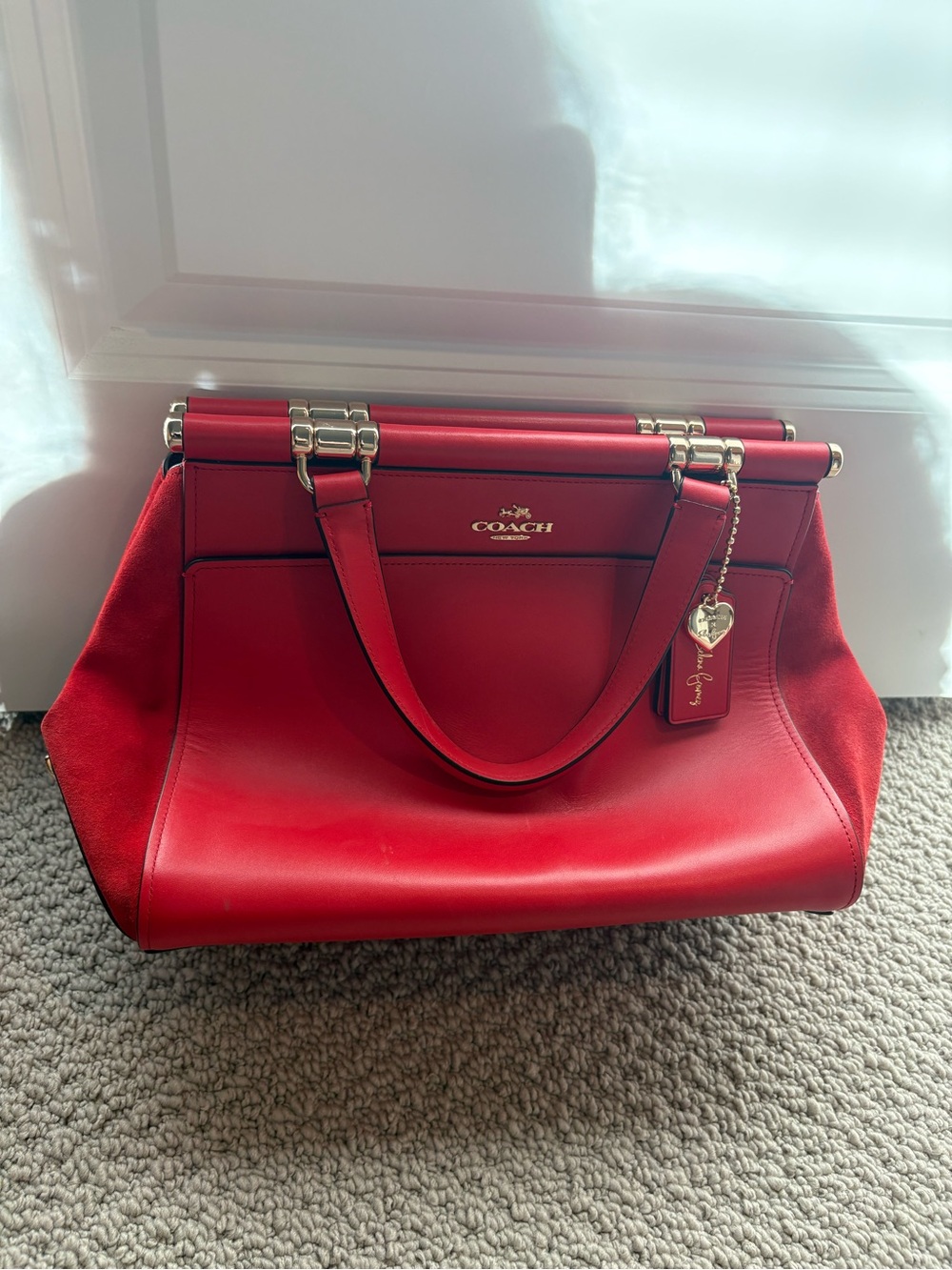 Coach x Selena Gomez Red Grace Bag